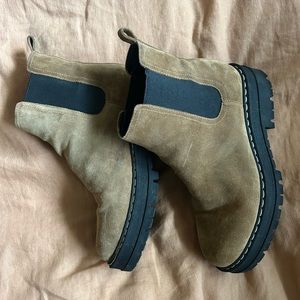 Marc Fisher chunky lugsole boots